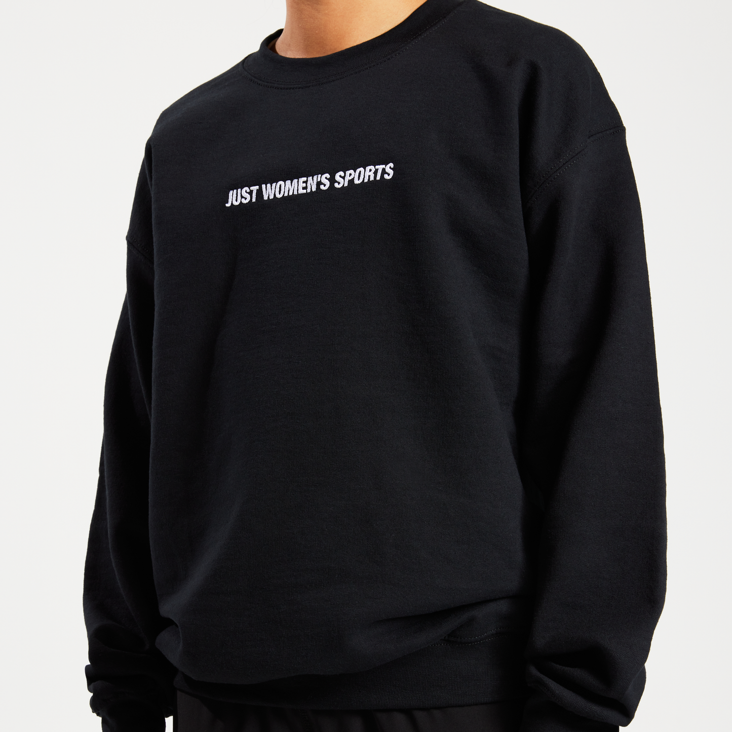 Just Women's Sports Essential Crewneck (Black)