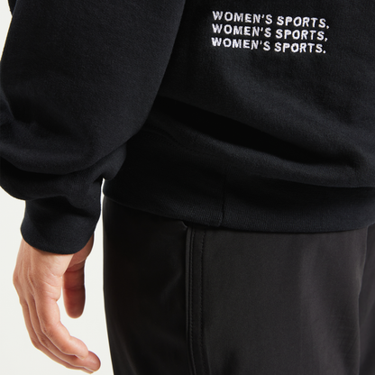Just Women's Sports Essential Crewneck (Black)